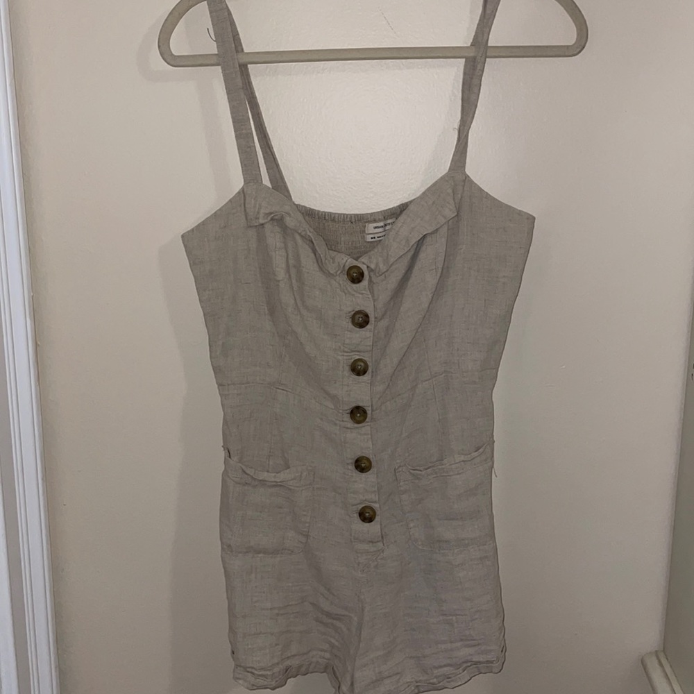 KHAKI ROMPER
